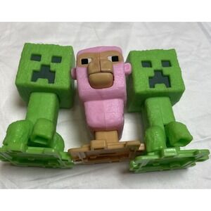 Minecraft Movie McDonald's Happy Meal Toy Figure Lot Creeper Pink Sheep 2025